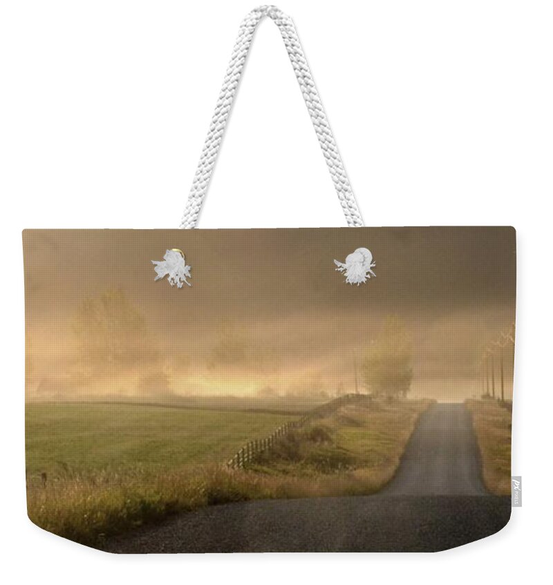 Montana Weekender Tote Bag featuring the photograph Country Mornings by Al Swasey