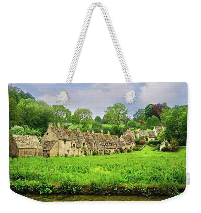 England Weekender Tote Bag featuring the photograph Countryside Cottages by Vicki Lea Eggen