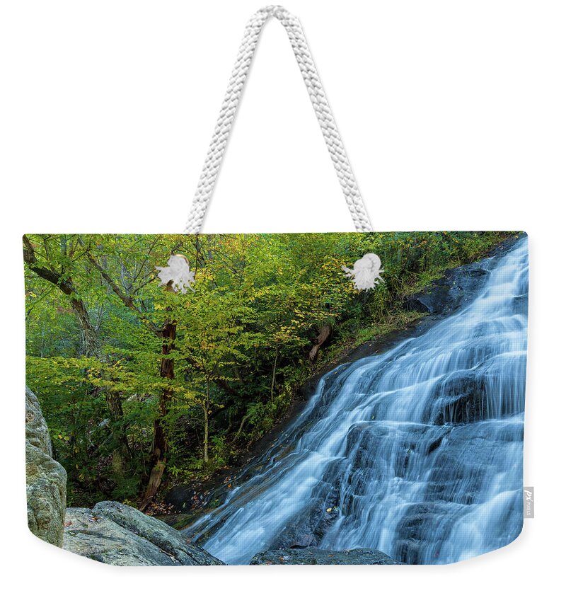 Nature Weekender Tote Bag featuring the photograph Crabtree Falls 2 by Jonathan Nguyen