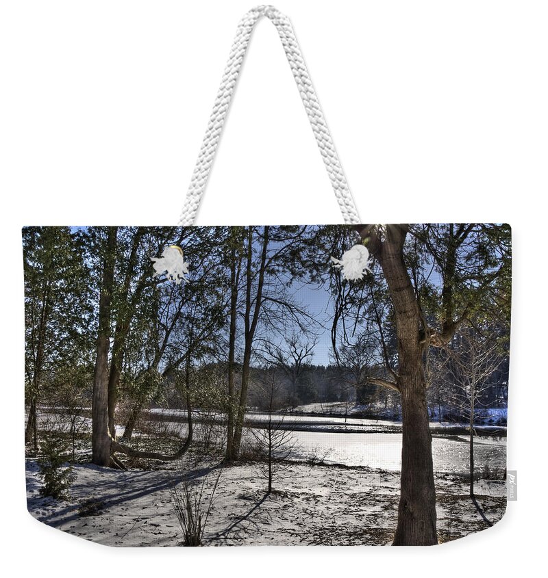 Cranbrook Weekender Tote Bag featuring the photograph Cranbrook Garden by Andreas Freund