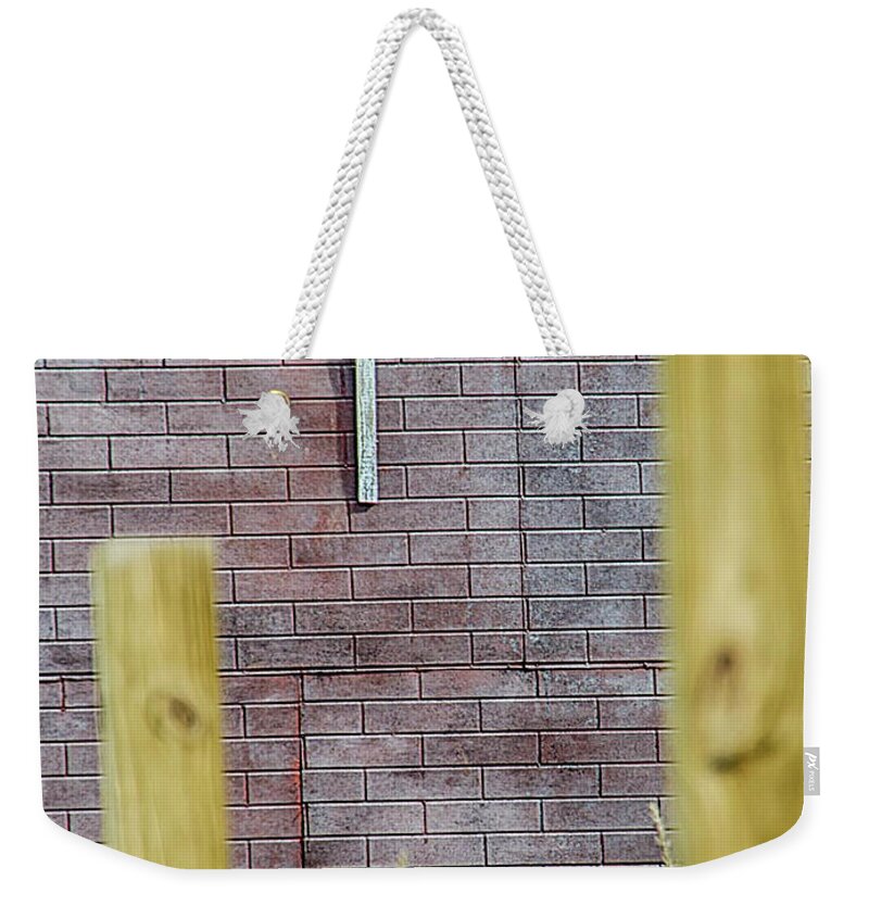  Weekender Tote Bag featuring the photograph Cross by R Thomas Berner