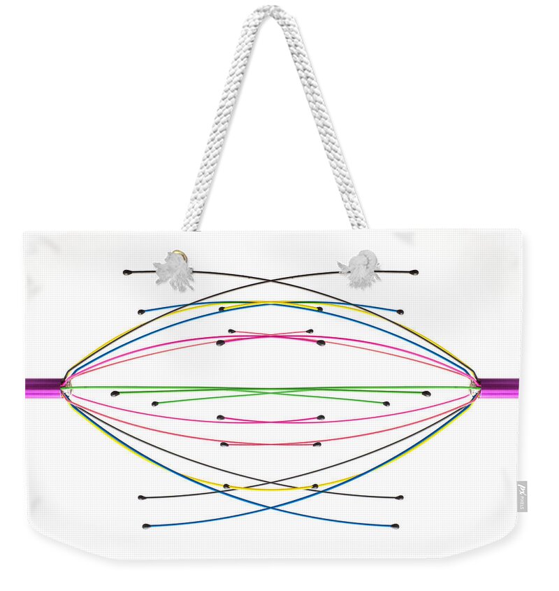 Minimal Weekender Tote Bag featuring the photograph Crossed Wires 2 by Steve Purnell