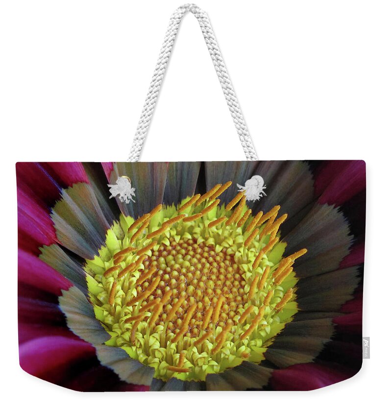 Bloom Weekender Tote Bag featuring the photograph Crown of Pollen by David and Carol Kelly