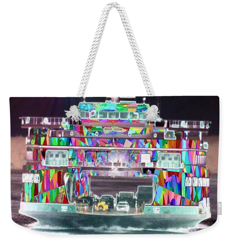 Abstract Weekender Tote Bag featuring the photograph Cruisin by Tim Allen