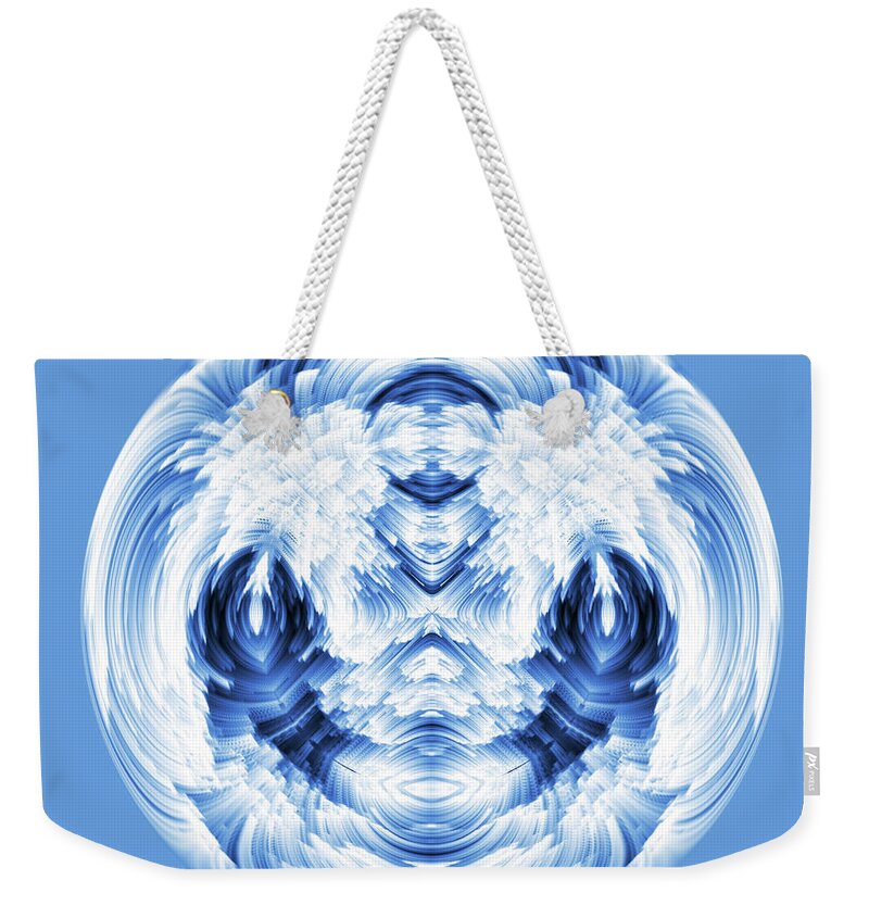 K. Bradley Washburn Weekender Tote Bag featuring the digital art Crystals Ball by K Bradley Washburn