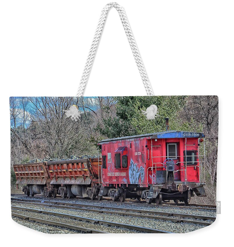Connecticut Southern Railroad Weekender Tote Bag featuring the photograph Csor 21226 by Mike Martin