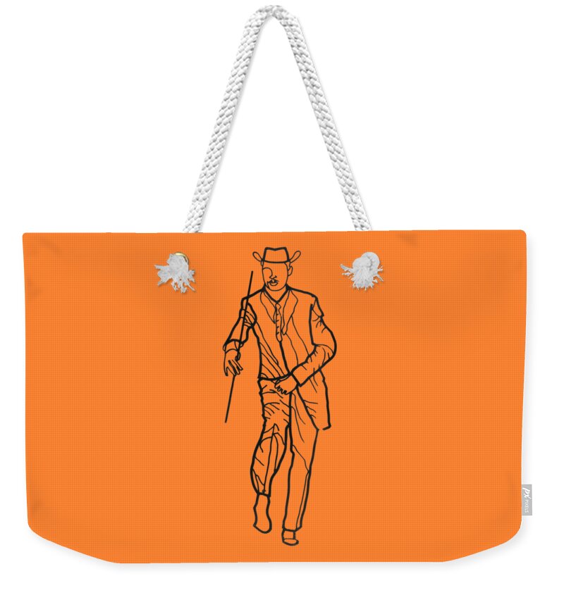 Digital Art Weekender Tote Bag featuring the digital art Cuban Gentlemen by Francesca Mackenney