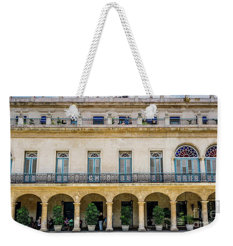 Cuba Weekender Tote Bag featuring the photograph Cuban Market by Perry Webster