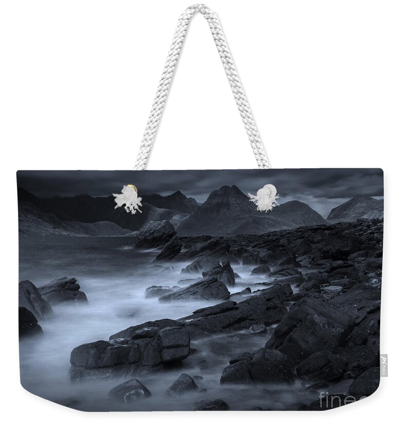 Scotland Weekender Tote Bag featuring the photograph Cuillin From Elgol by David Lichtneker