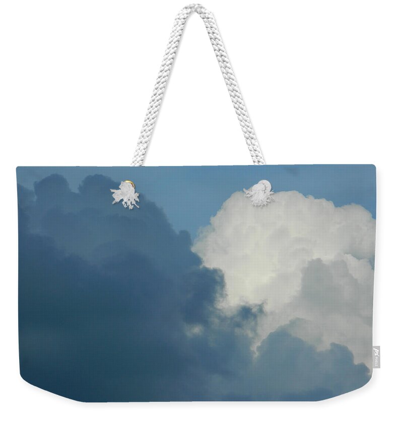 Clouds Weekender Tote Bag featuring the photograph Cumulus Mix by Emmy Marie Vickers