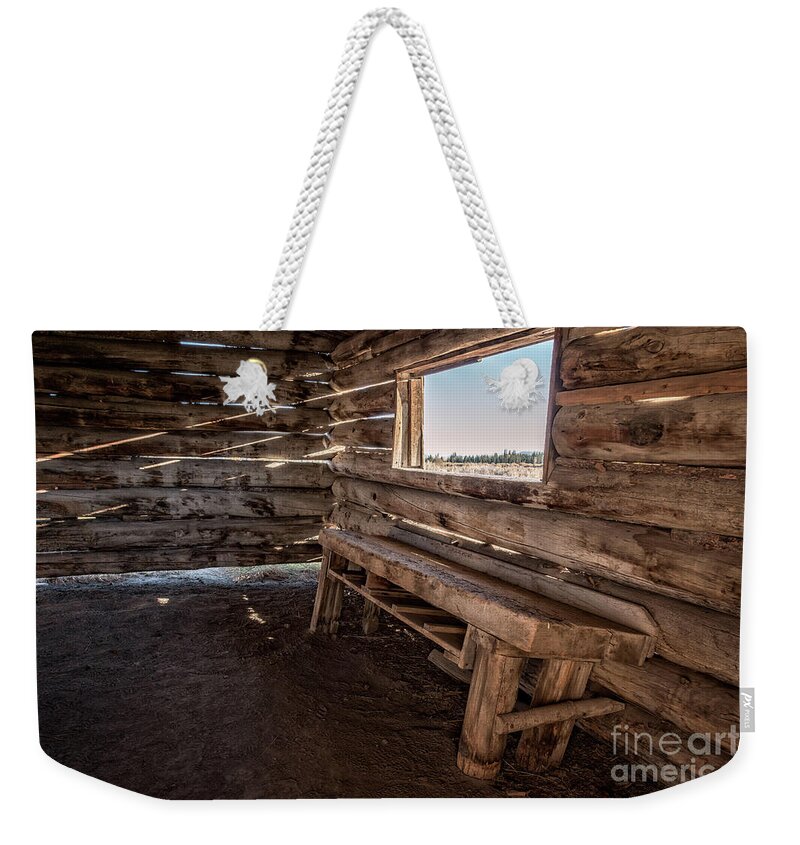 Barn Weekender Tote Bag featuring the photograph Cunningham Cabin 3 by Al Andersen