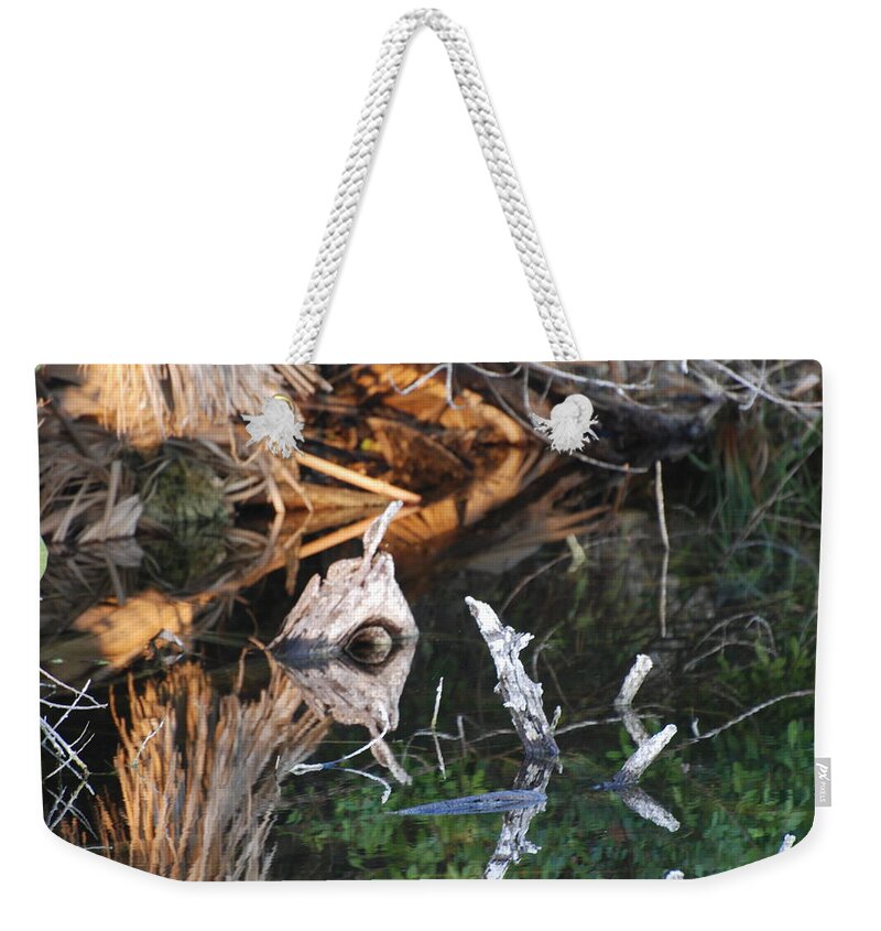 Wood Weekender Tote Bag featuring the photograph Cyclops by Rob Hans