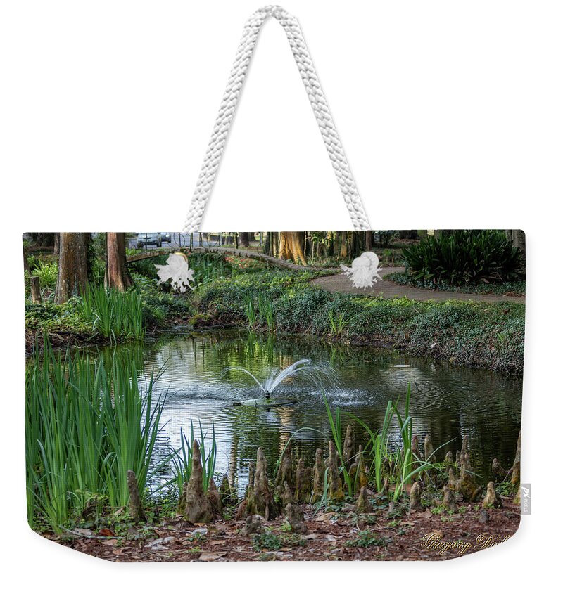 Ul Weekender Tote Bag featuring the photograph Cypress Knees 02 by Gregory Daley MPSA