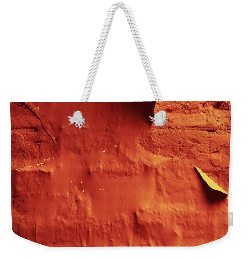 Peeling Paint Weekender Tote Bag featuring the photograph Damen by Jessica Levant