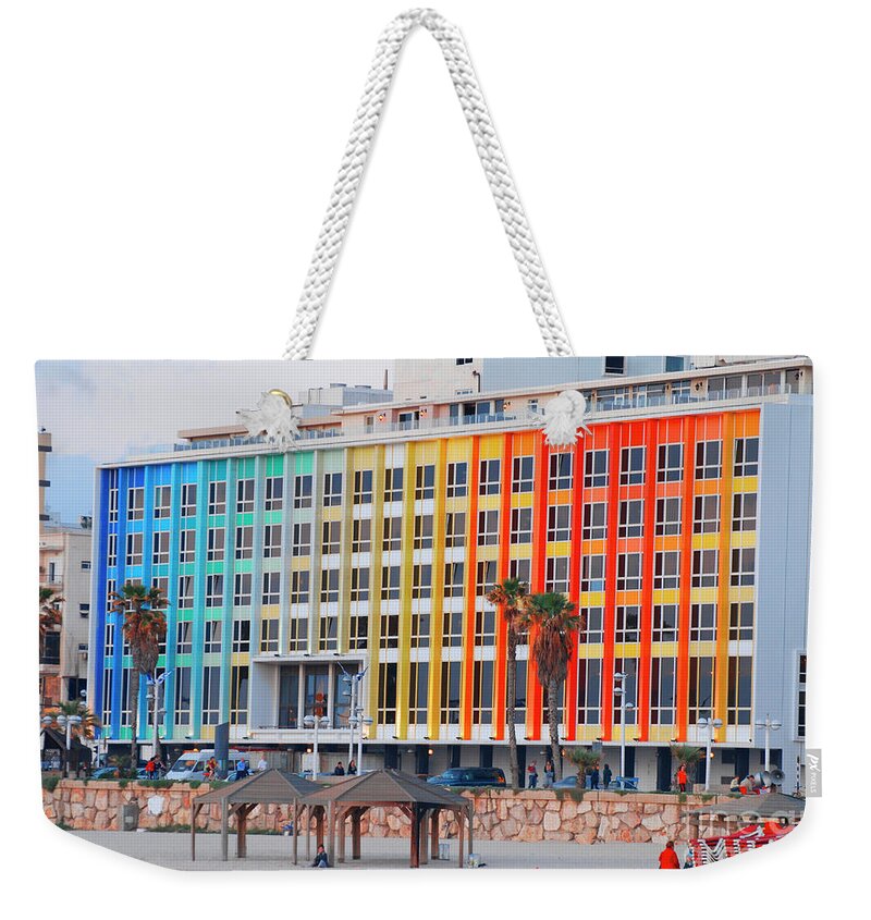 Psi Weekender Tote Bag featuring the photograph Dan Hotel, Tel Aviv g by Tomi Junger