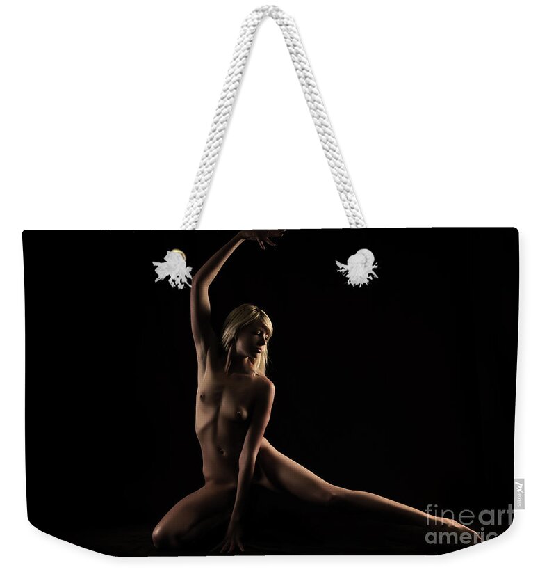 Artistic Photographs Weekender Tote Bag featuring the photograph Dance in solitary by Robert WK Clark