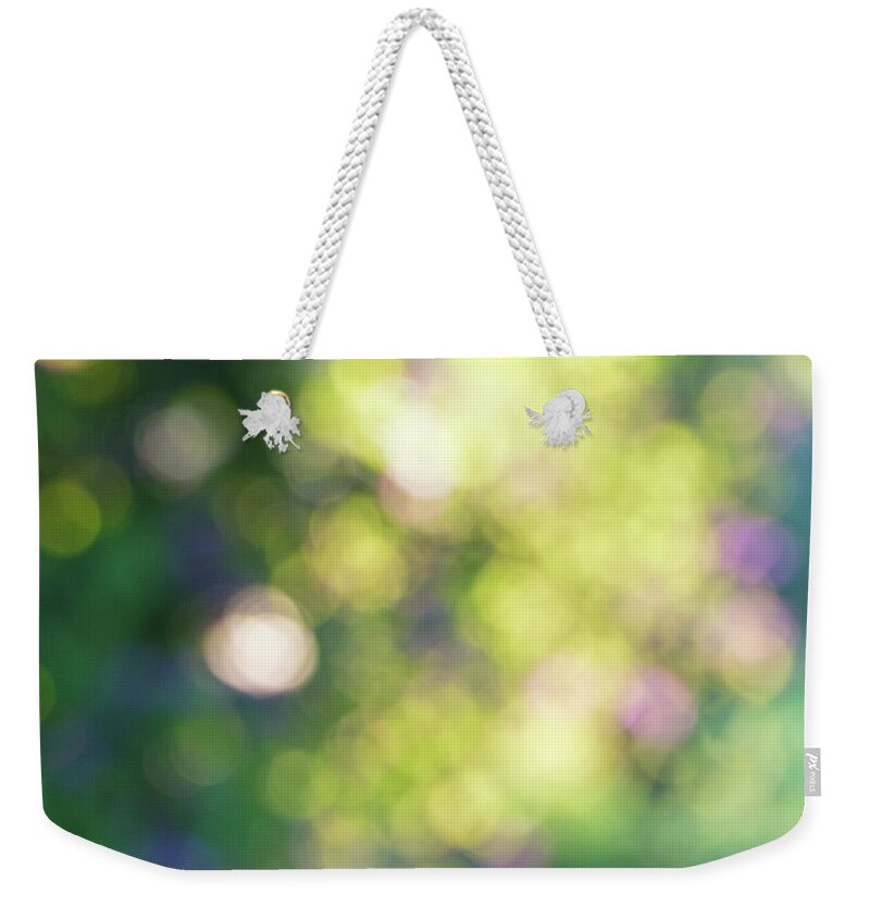 Bokeh Weekender Tote Bag featuring the photograph Dance of Dappled Light by Tim Gainey