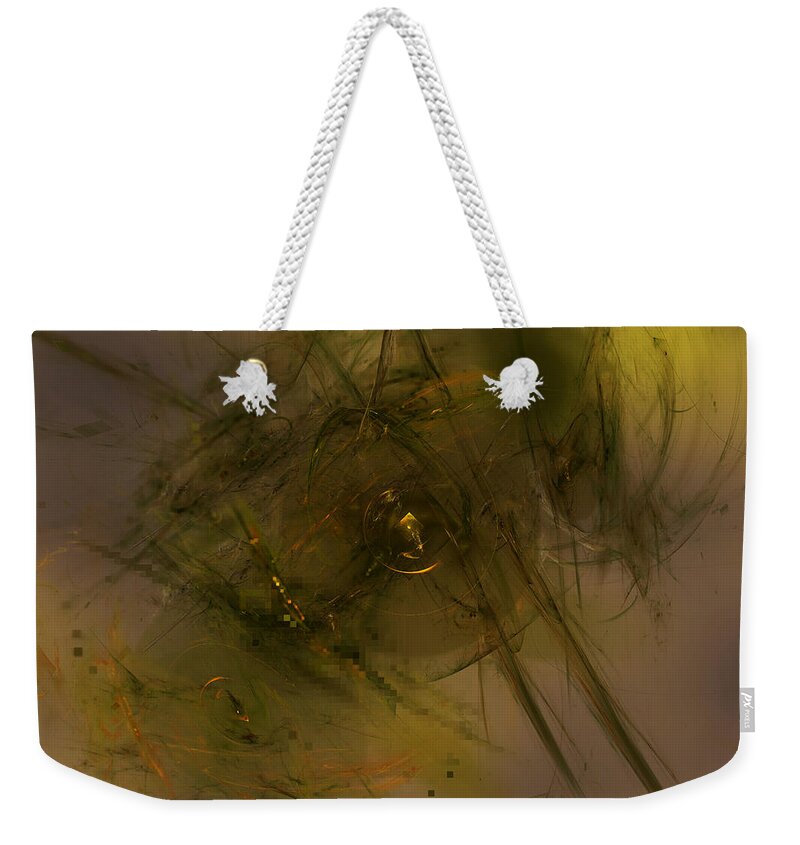 Art Weekender Tote Bag featuring the digital art Dance With a Devil by Jeff Iverson