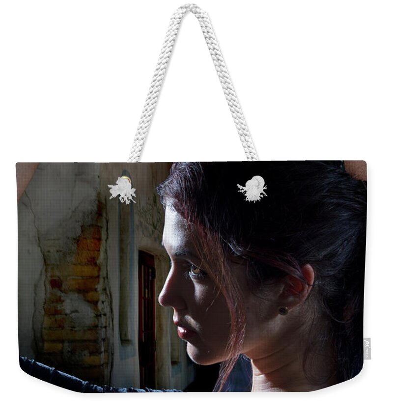 Girl Weekender Tote Bag featuring the photograph Dancing in the Moon Light by Robert Och