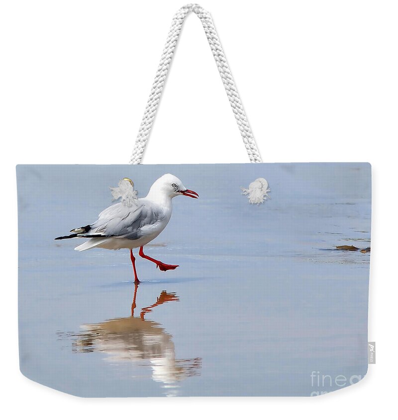 Photography Weekender Tote Bag featuring the photograph Dancing in time with my Reflection by Kaye Menner