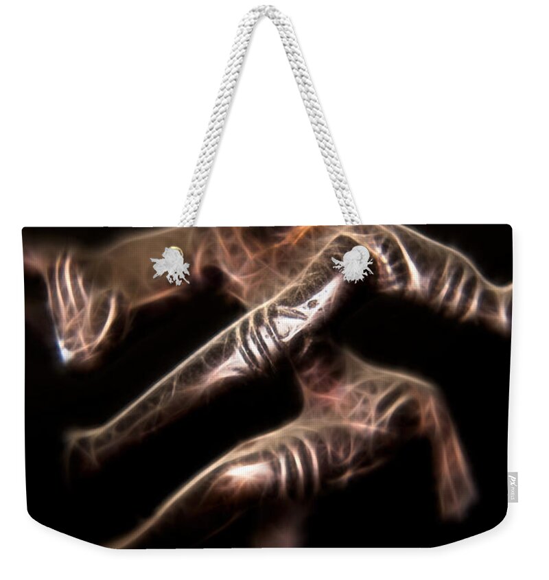 Ayurveda Weekender Tote Bag featuring the photograph Dancing Shiva by Richard Leighton