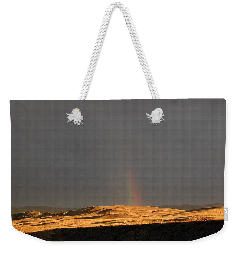 Montana Weekender Tote Bag featuring the photograph Dark Sky - Montana by DArcy Evans