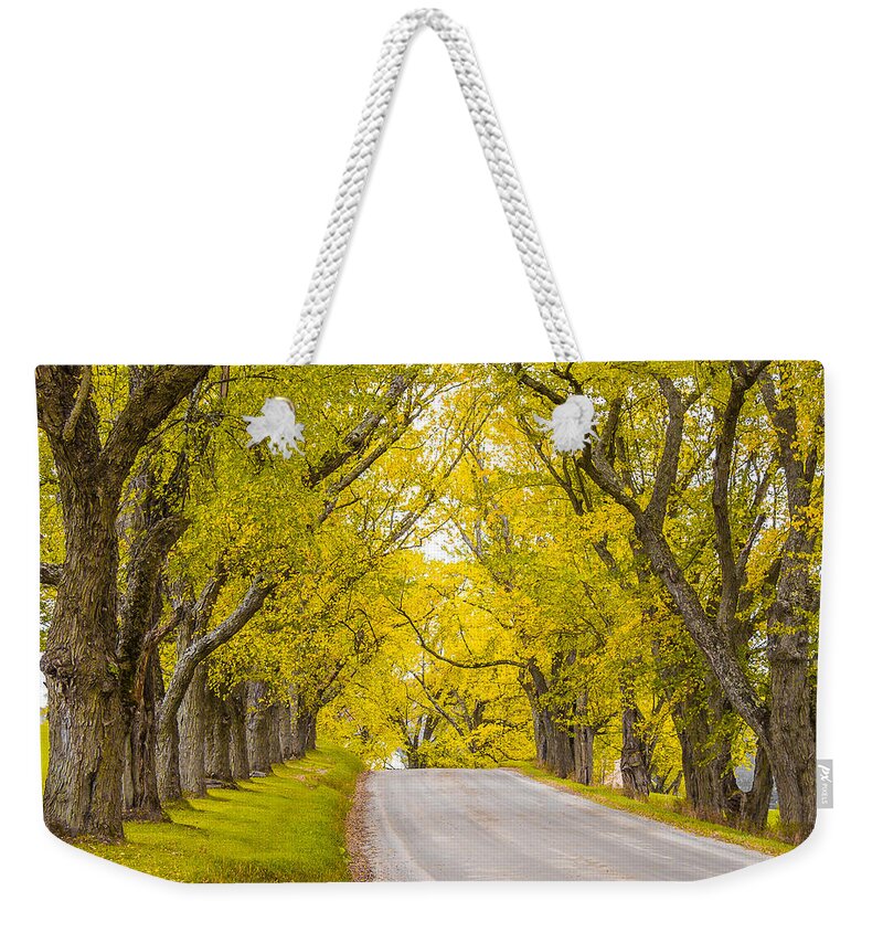 Autumn Weekender Tote Bag featuring the photograph Darling Hill Autumn by Tim Kirchoff