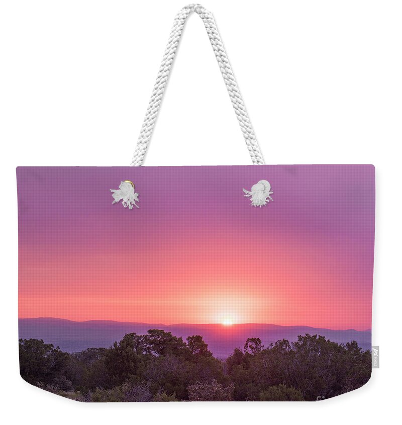 Natanson Weekender Tote Bag featuring the photograph Dawning of the Day by Steven Natanson