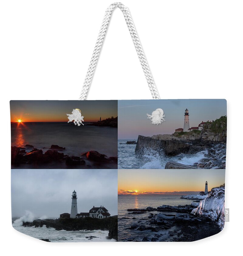 Moon Rise Weekender Tote Bag featuring the photograph Day or Night in Any Season by Darryl Hendricks