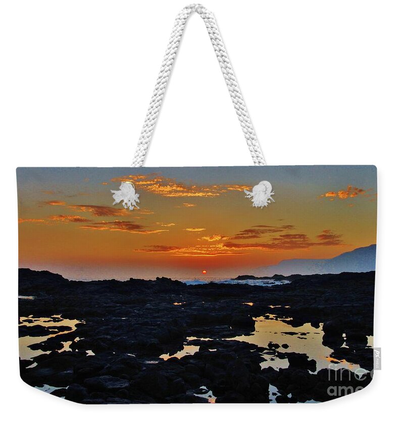 Sunrise Weekender Tote Bag featuring the photograph Daybreak Kalaupapa by Craig Wood