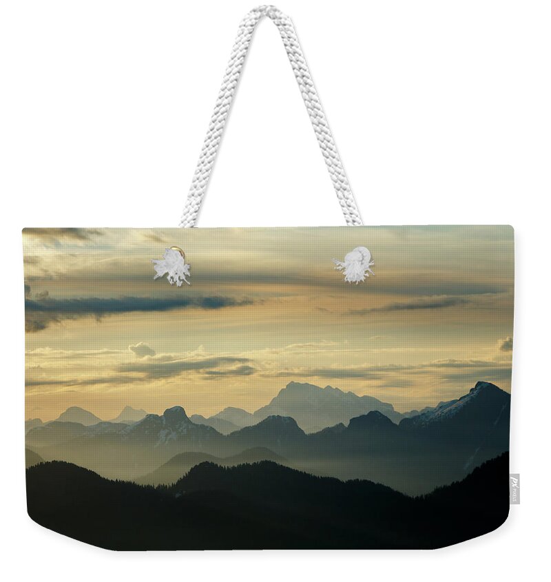 Canada Weekender Tote Bag featuring the photograph View From Mount Seymour by Rick Deacon