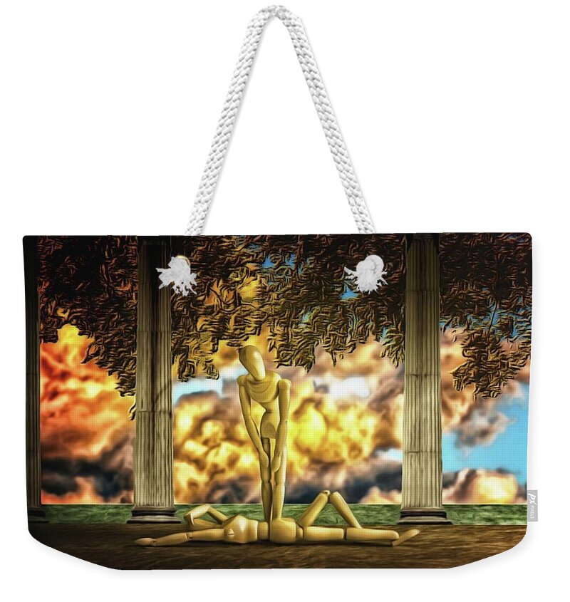 Woody Weekender Tote Bag featuring the photograph Daybreak Redux by Mark Fuller