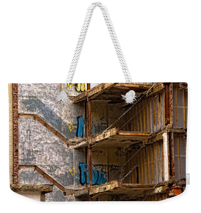 Building Weekender Tote Bag featuring the photograph De-Construction by Christopher Holmes