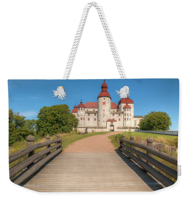 Läckö Slott Weekender Tote Bag featuring the photograph De la Gardie Castle 0640 by Kristina Rinell