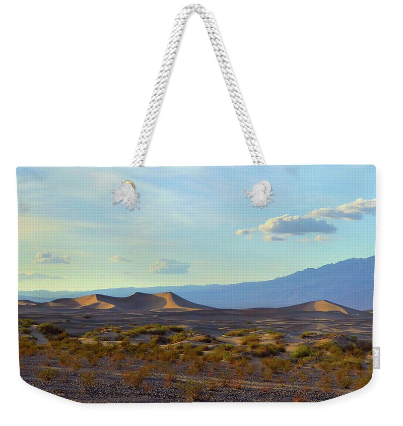 Death Valley Weekender Tote Bag featuring the photograph Death Valley at Sunset by Gordon Beck