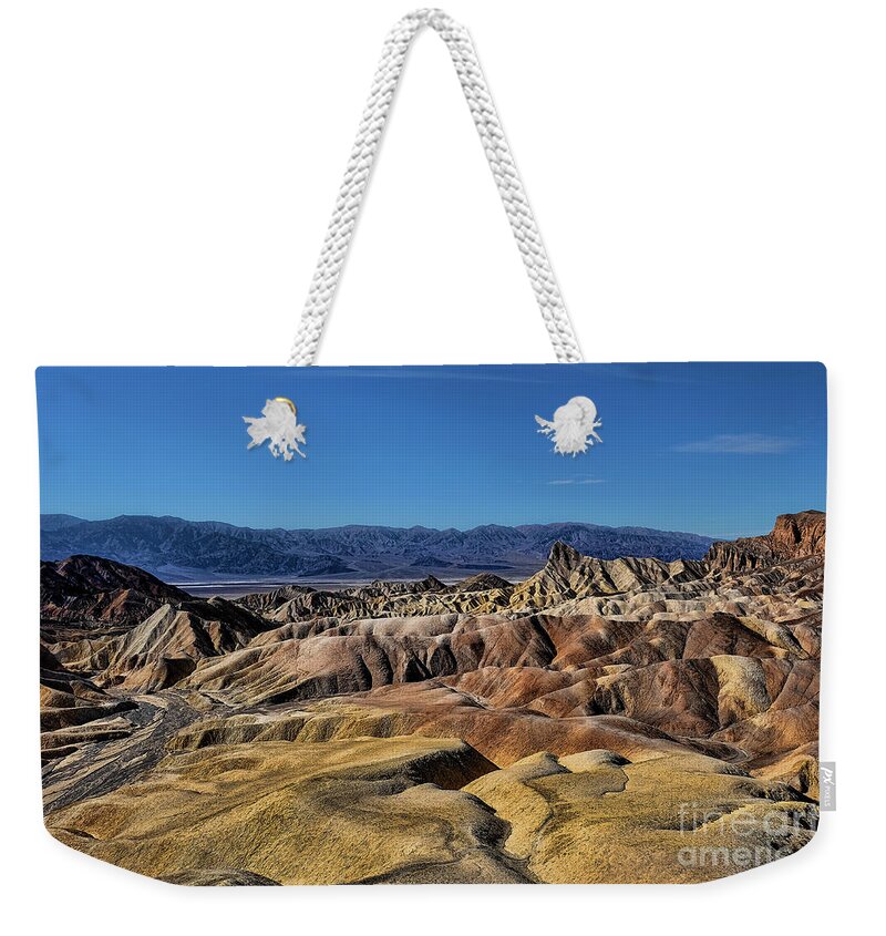 Death Valley Weekender Tote Bag featuring the digital art Death Valley by Jason Abando