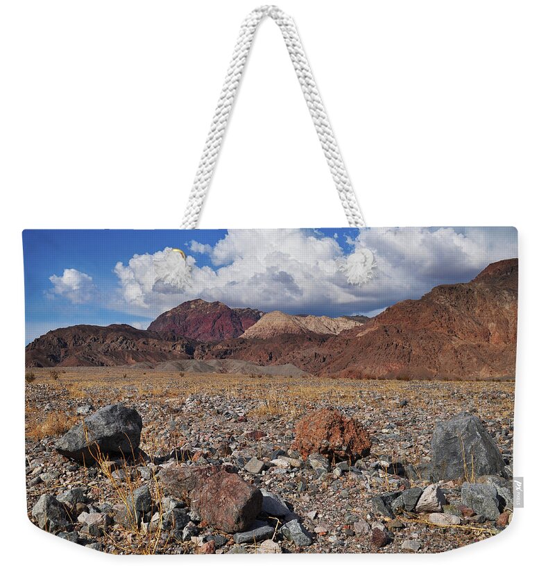 Death Valley National Park Weekender Tote Bag featuring the photograph Death Valley National Park Basin by Kyle Hanson