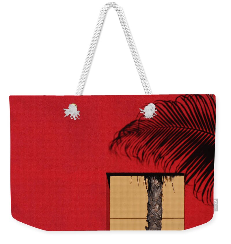 Urban Weekender Tote Bag featuring the photograph Deconstructed Palm Tree by Stuart Allen