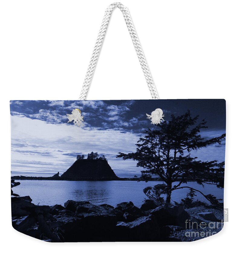 La Push Weekender Tote Bag featuring the photograph Deep Blue by Christiane Schulze Art And Photography