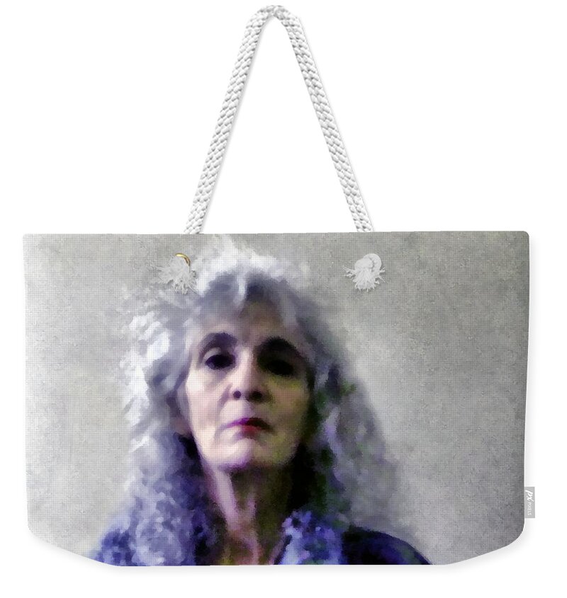 Portrait Weekender Tote Bag featuring the painting Defiance by RC DeWinter