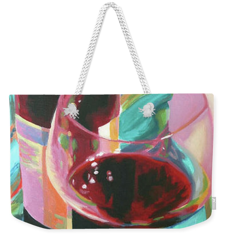 Still Life Weekender Tote Bag featuring the painting Delight by Trina Teele