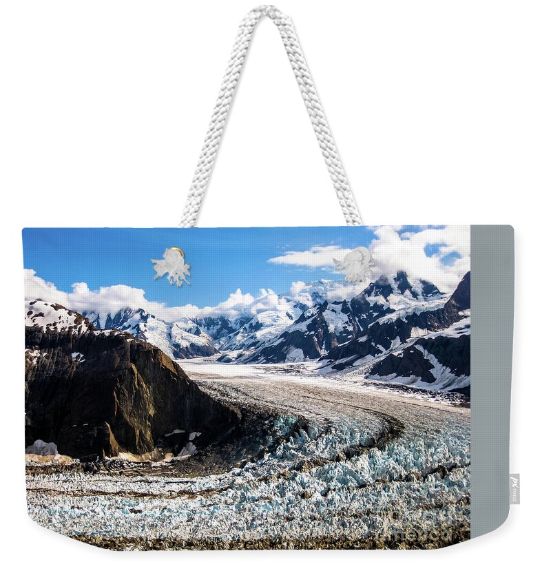 Alaska Weekender Tote Bag featuring the photograph Denali by Benny Marty