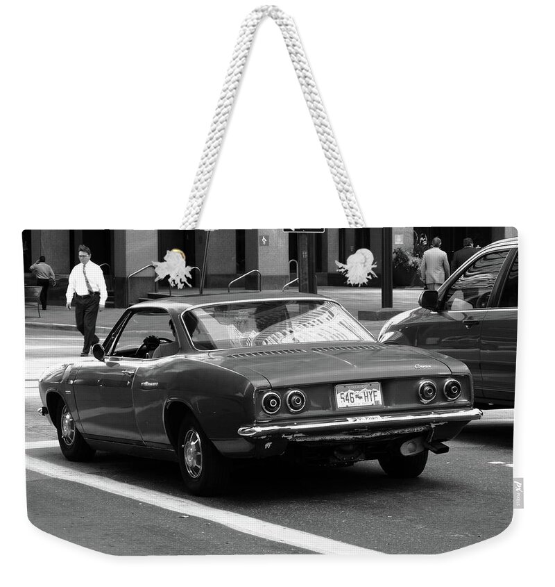 Architecture Weekender Tote Bag featuring the photograph Denver Street Photography 1 by Frank Romeo