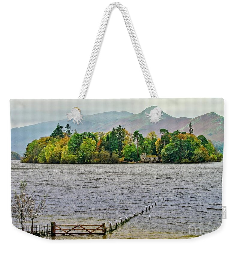 Lake District Weekender Tote Bag featuring the photograph Derwent Isle, Lake District by Martyn Arnold