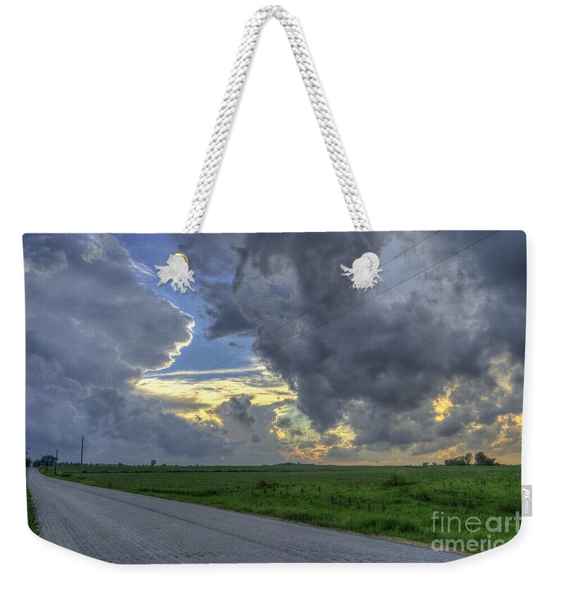 Hdr Weekender Tote Bag featuring the photograph Distant Colors by Scott Wood