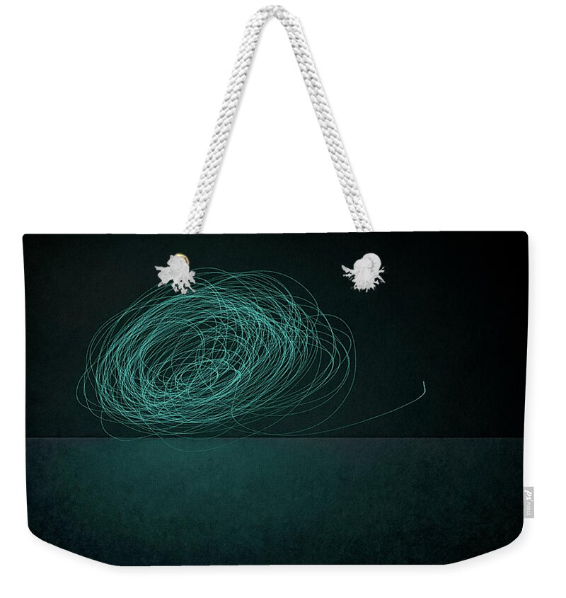 Dizzy Weekender Tote Bag featuring the photograph Dizzy Moon by Scott Norris