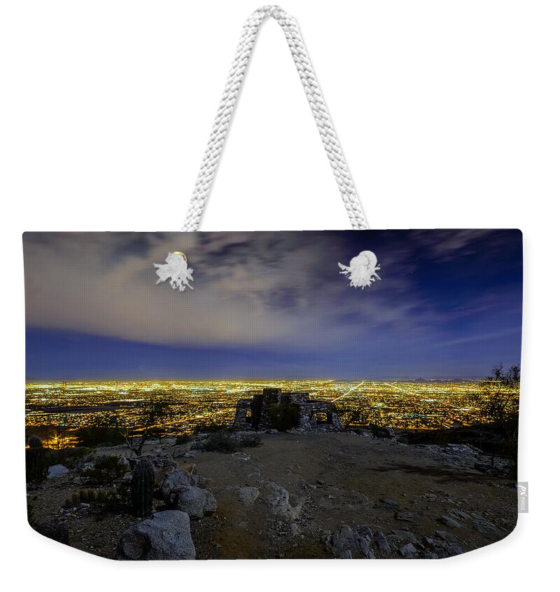 Dobbins Point Weekender Tote Bag featuring the photograph Dobbins Point II by Mike Ronnebeck