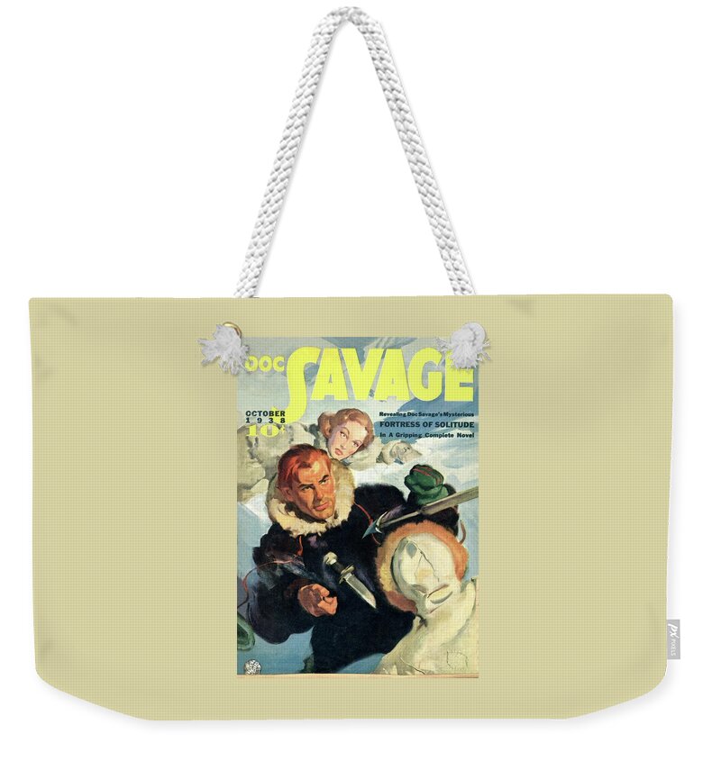 Doc Savage Fortress Of Solitude Weekender Tote Bag