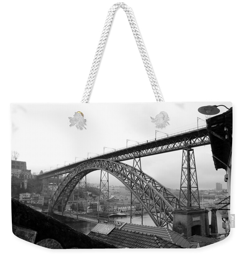 Porto Weekender Tote Bag featuring the photograph Dom Luis I Bridge by Lukasz Ryszka