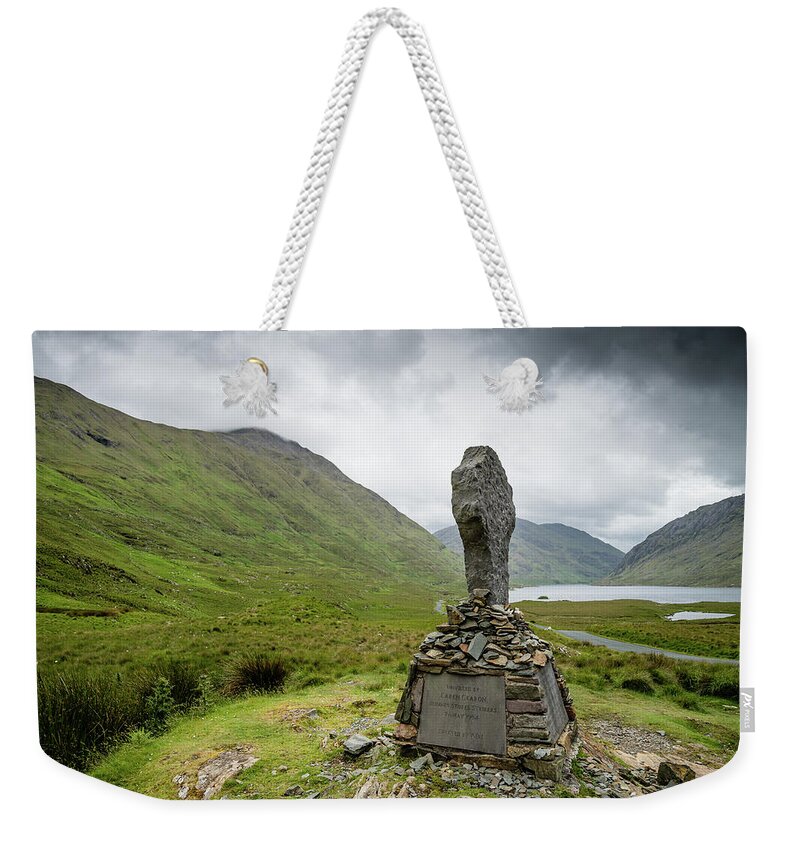  Weekender Tote Bag featuring the photograph Doolough Valley, Co Mayo by Martina Fagan
